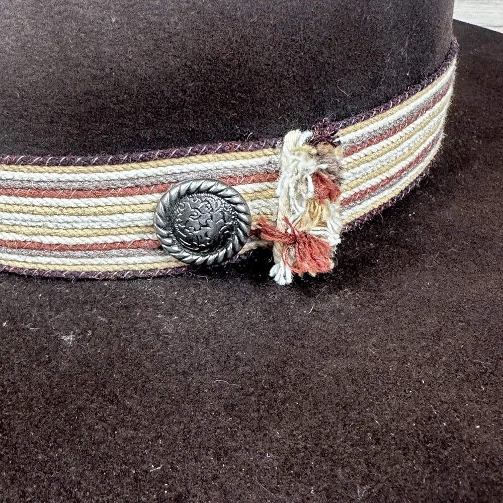 Renegade by Bailey Brown 100% Wool Cowboy Hat Size Medium